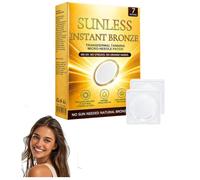 Sunless Instant Bronze Patch, 2026 New Sunless Natural Glow Tanning Microdarts Patches,Tanning Patches,Sun-Free Glow Micro-needle Patch Tanning,Natural Ingredients,Suitable For All Skin Types (1 Box)