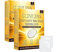 Sunless Instant Bronze Patch,2026 New Tanning Patches,Sun-Free Glow Micro-needle Patch Tanning,Natural Ingredients,Enhances Natural Tan,Natural Looking Glow,Suitable for All Skin Types (2 Box)
