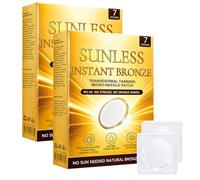 Sunless Instant Bronze Tanning Microneedle Patch, Sun Free Glow Micro Needle Patch Tanning, Tanning Patches, Natural Ingredients,Suitable For All Skin Types (2PCS)