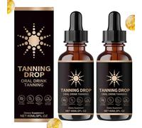 Sunless Sel-f Tanning Drops, 2X Drops to Naturally Boost M-elanin, Moisturizing Body Tanning Lotion, O-ral Bronzing Tanning Drops Drink, Gradual Nourishing Face Tan Drop, Enhancing Natural Skin Tone