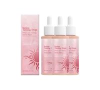 Sunless Tanning Drops, 2025 New Sunless Tanning Drops For Face & Body, Facial Serum Skin Serum, Naturally Adjust Skin Color, Sun-Kissed Glow 60ml (3pcs)
