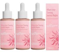 Sunless Tanning Drops, 2025 New Sunless Tanning Drops, Naturally Boost Melanin, Enhancing Your Natural Skin Tone for A Genuine, Without The Sun Damage (3 PCS)