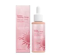 Sunless Tanning Drops, 2025 New Sunless Tanning Drops, Quick Tanning Drops, Naturally Boost Melanin, Enhancing Your Natural Skin Tone for A Genuine, Sun-Kissed Glow, Suitable for All Skin Types (1PC)