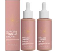 Zeria Sunless Tanning Drops, ZERIA Drops to Naturally Boost Melanin, Enhances Natural Skin Tone, Without The Sun Damage (2Pcs)