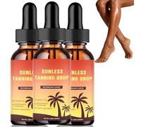 Sunless Tanning Drops, Moisturizing Bronzing Tanner for Face & Body, Natural Glow & Long-Lasting Tans Without Sun, Naturally Enhance Melanin Production, Enhancing Natural Skin Tone (3)