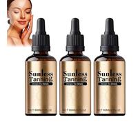 Sunless Tanning Drops - Naturally & Evenly Boost Skin Melanin, Self Tanning Drops, Tan to Drink, Enhances Natural Skin Tone, Without The Sun Damage, Affects the Whole Body (3PC)