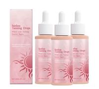 Sunless Tanning Drops, Quick Tanning Drops, Where Your Tanning Journey Begins, Naturally Boost Melanin, Promotes Skin Health And Pigmentation, Suitable for All Skin Types (3 Pcs)