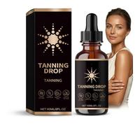 Sunless Tanning Drops, Self Tanning Drops for Face & Body, Sun-Kissed, Glow Without Sun Damage, Boost Melanin, Enhancing Natural Skin Tone for All Skin Types, 60ml