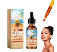 Sunless Tanning Drops, Self-Tanning Drops, Self-Tanning Drops for Drinking, Bronzing Drops, Self-Tanning Face and Body (1 Piece)