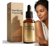Sunless Tanning Drops, Self Tanning Drops, Sun-Kissed Glow, Without Sun Damage, Tanning Booster, Skin Tone Enhancing Essence for Natural Bronze Tan, for All Skin Types, 60ml