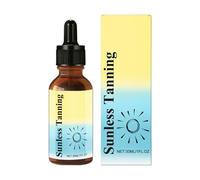 Sunless Tanning Drops, Sun Drops Bronzing Liquid, 4.13x1.46x1.46 inches Adorable Compact Nourishing Self-Tan Oil, Face and Body, Replenishing Glow for Women All Skin Types