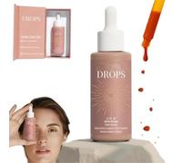 Sunless tanning drops, tan without UV rays, made with all-natural nourishing ingredients, nourish and moisturize bright skin, enhance your natural skin tone, and can naturally enhance melanin
