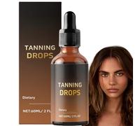 Sunless Tanning Drops,Tanning Drops for Face and Body,Tans Without Sun,Oral D/rinkable Sunless Tanning Dr/ops,Self-Ta/nning Nourishing Tan Enhancer D/rops,Naturally Boost T/anning for Women