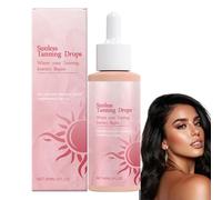Sunless Tanning Drops, Tanning Drops U Drink to Naturally Boost Melanin, Enhancing Your Natural Skin Tone for a Genuine, Sun-Kissed Glow - Without the Sun Damage