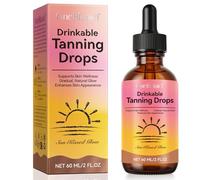Sunless Tanning Drops to Drink, Drinkable Sunless Tanning Drops with Natural Ingredients to Naturally Enhance Melaninand Production and Elevate Your Skin Tone for a Radiant,Sun-Kissed Glow