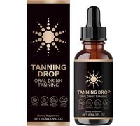 Sunless Tanning Drops to Drink,Facial Moisturizing Tanner Drops,for Natural-Looking Tan,Hydrating & Skin-Loving,for All Skin Types
