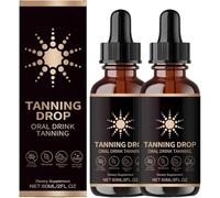 Sunless Tanning Drops to Drink,Facial Moisturizing Tanner Drops,for Natural-Looking Tan,Hydrating & Skin-Loving,for All Skin Types