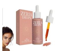 Sunless Tanning Drops,Zeria Self Tanning Drops without Sun Damage,Enhancing Your Natural Skin Tone,Color Correction Natural Tan Skin (1 PCS)