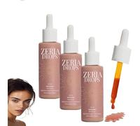 Sunless Tanning Drops,Zeria Tanning Dropes Oral,Self Tanning Drops without Sun Damage,Enhancing Your Natural Skin Tone,Color Correction Natural Tan Skin (3pcs)