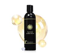 Sunless Tanning Lotion - 236ml Non Greasy Sunless Cream, Refreshing Face Tanner for Face Body Pool Beach Outdoor Indoor Travel Summer, Hydrating Bronze Glow Moisturizer for Natural Tan Look