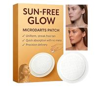 Sunless Tanning Patch - Bronzer Stickers for Vacation | Natural Adhesive Material, Streakless Glow Sheet for Skin, Quick Beauty Patch for Adults, Waterproof Tan Kit for Travel