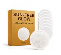 Sunless Tanning Patch with Micro Needle Technology for Facial Tanning Care Gentle Self Tan Stickers for Forehead Cheeks and Chin Long Lasting Moisture Locking 7 Pieces