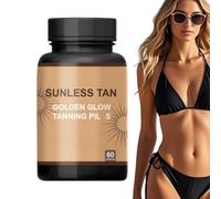 Sunless Tanning Pi/Lls,Safe & Long-Lasting Enhances Natural Tan,Promotes Natural Skin Tone,Nourishing and Moisturizing,Tans Without Sun for a Na/tural Glow,for Face & Body,Gradual Tan Moisturiser