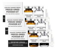 Sunless Tanning Serum 5ml + Freeze-Dried Powder 5g Set, Moisturising And Tanning Formula for A Natural, Bronze Looking, Enhancing Natural Skin Tone, Suitable for All Skin Types (3)