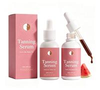 Sunless Tanning Serum, Facial Self Tanning Drops For Natural Glow, Tanning Drops For Face & Body, Gradual Self Tan Booster Enhancing Your Natural Skin Tone, Lightweight Tanner For All Skin Types (2PC)