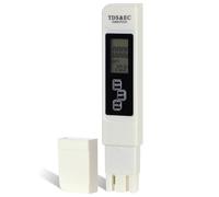 Sunliech 4 in 1 TDS Meter, TDS Meter Digital Water Quality Tester, Portable, EC Meter & Temperature Meter, 0-9999 ppm for Hydroponics, Pool, Aquarium and Water Hardness Test