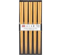 Sunlife S-03444 Chopsticks Dishwasher-Safe, Anti-slip, 8.9 inches (22.5 cm), Set of 5, Commercial Use, For Visitors, Natural, Made in Japan