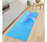 Sunlight Polka Dot Scales Runner Rug for Entryway 80 x 120 cm Long Carpet, Dream Style Rug Runners Bedroom Floor - Washable Non-shedding Carpets for Hallway Entryway Kitchen