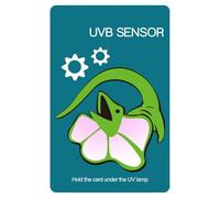 Sunlight Radiation Test Card - Reptile Pet Sunlight Radiation Tester Sensor Card - Over 500 Times Easy Measurements Tester Card for Planting, Gardening