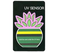 Sunlight Radiation Test Card | Reusable Sunlight Radiation Sensor Card for Crawl Pet,Over 500 Times Easy Measurements Tester Card for Planting, Gardening