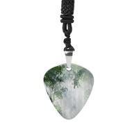 Sunlight Through The Forests Fashion Guitar Picks Necklace Music Jewellery Personalized Pendant