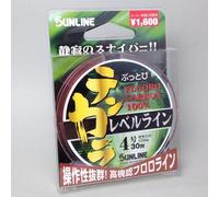 SUNLINE Fluorocarbon Line, Buttobi Tenkara Level, 98.4 ft (30 m), No. 4, Orange