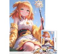 Sunlit Elf Magician Girl 1000 Piece Jigsaws for Adults Puzzle Stimulate Active Brain And Mind Gentle Relaxing Fun Activity (50x75cm)