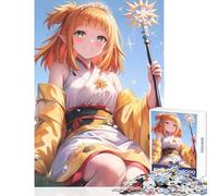 Sunlit Elf Magician Girl Jigsaw for Teenagers 1000 Pieces Stimulate Active Brain And Mind Gentle Relaxing Fun Activity (38x26cm)