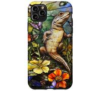 Sunlit Lizard with Butterflies and Petals Case for iPhone 11 Pro Max