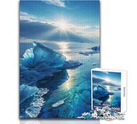 Sunlit on Lake Baikal P Adult Jigsaw Puzzles1000 Pieces Fun Brain Training Learning Game Great Unique Surprise Present Size 50x75cm