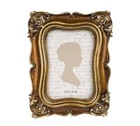 Sunlit Vintage Picture Frame 4x6 Inch, Luxury Antique Photo Frames with Glass Front, Bronze