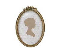 Sunlit Vintage Picture Frame 5x7 Inch, Oval Antique Photo Frames with Glass Front, Luxury Photo Display, Tabletop Wall Hanging, Gift Ideas, Bronze Rose
