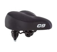 Sunlite, Cloud-9, Bicycle Suspension Cruiser Saddle, Cruiser Gel, Tri-color Lycra