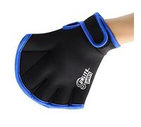 Sunlite Sports Neoprene Pool Gloves for Water Aerobics Equipment and Swimming Gear, Webbed Swim Gloves with Adjustable Wrist Strap for Aqua Therapy and Resistance Training