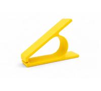 Sunlounger Towel Pegs for Loungers, Beach & Poolside - Large Towel Clips to Hold Towels Securely in Place - Strong Grip Sunbed Towel Holders - 2 Pack (Yellow)