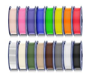 SUNLU 250G*16 PL Filament, 0.25KG per Spool, 16 Rolls, Black+White+Bone White+Gray+Oak+Coffee Brown+Red+Klein Blue+Green+Sunny Orange+Vivid Yellow+Lavender Purple+Pink+Olive Green+Beige+Transparent