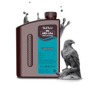 SUNLU 2KG ABS Like 3D Printer Resin, 405nm UV Curing Photopolymer Rapid 3D Resin for 2K 4K 6K 8K LCD/DLP/SLA 3D Printers, Non-Brittle & High Precision & Low Shrinkage, 2000g Dark Grey