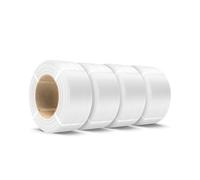 SUNLU 2KG PL Filament Refill 1.75mm, No-Spool PLA Plus Refill for Reusable Spool Refilling, Compatible with Bambu Lab and SUNLU 2026 New Spools, 4 Rolls 500G/Roll, White