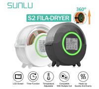 SUNLU 3D Filament Dryer S2 FilaDryer Dry Box S2 Drying Filaments Storage Box Keeping Filament Dry Holder Free 3D Printer Mate Dryer Box S2-BK-UK