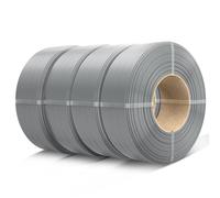 SUNLU 3D Printer Filament PETG Filament Refill 1.75mm,Suitable for SUNLU Third-Generation Reusable spools,Dimensional Accuracy +/- 0.02 mm,1kg per Spool, Pack of 4,4 Grey